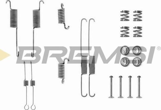 Bremsi SK0615 - Комплектующие, барабанный тормозной механизм autodnr.net