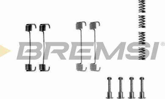 Bremsi SK0620 - Комплектующие, барабанный тормозной механизм autodnr.net