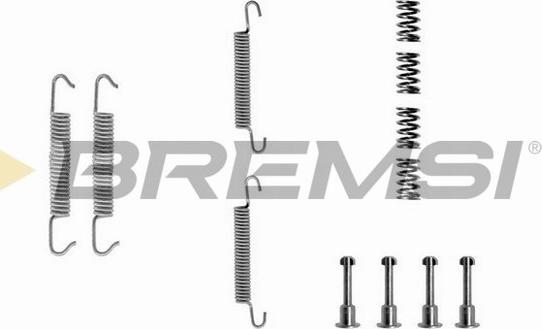 Bremsi SK0621 - Комплектующие, барабанный тормозной механизм autodnr.net