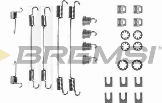 Bremsi SK0656 - Комплектуючі, барабанний гальмівний механізм autocars.com.ua