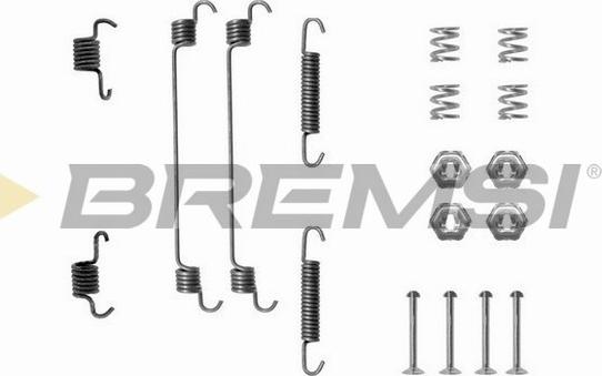 Bremsi SK0657 - Комплектуючі, барабанний гальмівний механізм autocars.com.ua