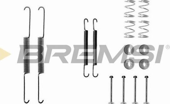 Bremsi SK0659 - Комплектуючі, барабанний гальмівний механізм autocars.com.ua