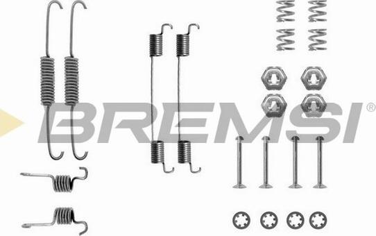 Bremsi SK0674 - Комплектуючі, барабанний гальмівний механізм autocars.com.ua