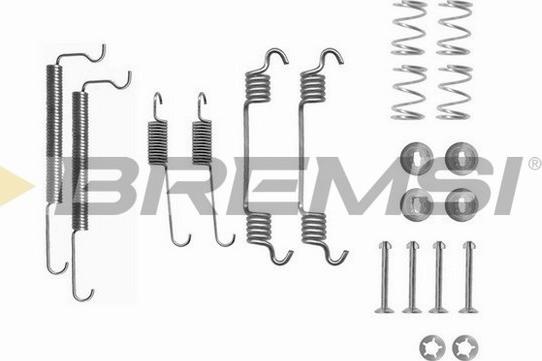 Bremsi SK0709 - Комплектующие, барабанный тормозной механизм autodnr.net