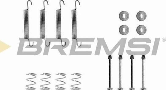 Bremsi SK0711 - Комплектующие, барабанный тормозной механизм autodnr.net