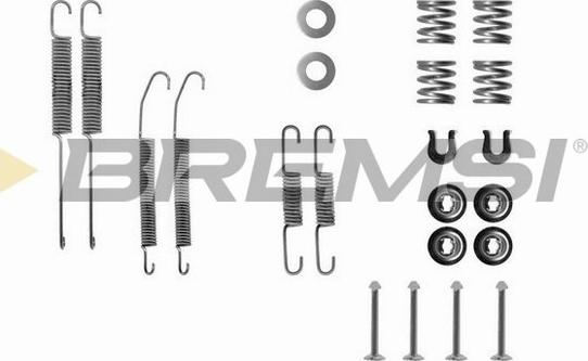 Bremsi SK0718 - Комплектуючі, барабанний гальмівний механізм autocars.com.ua