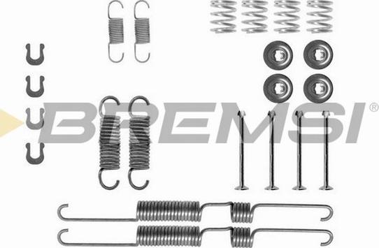 Bremsi SK0738 - Комплектуючі, барабанний гальмівний механізм autocars.com.ua