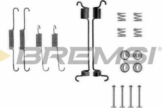 Bremsi SK0741 - Комплектуючі, барабанний гальмівний механізм autocars.com.ua