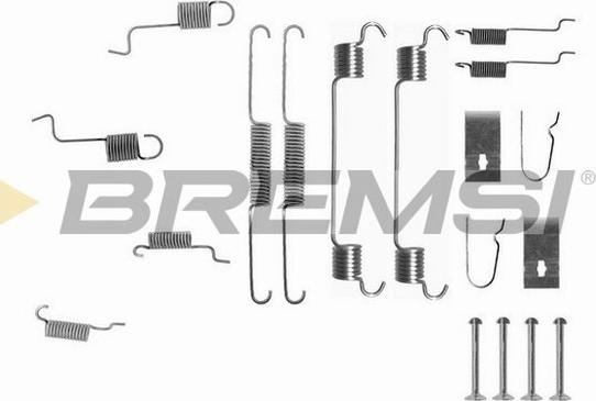 Bremsi SK0742 - Комплектуючі, барабанний гальмівний механізм autocars.com.ua