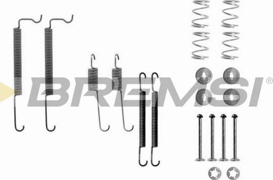 Bremsi SK0744 - Комплектуючі, барабанний гальмівний механізм autocars.com.ua