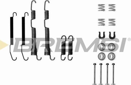 Bremsi SK0761 - Комплектуючі, барабанний гальмівний механізм autocars.com.ua