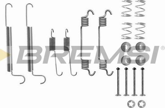 Bremsi SK0766 - Комплектуючі, барабанний гальмівний механізм autocars.com.ua