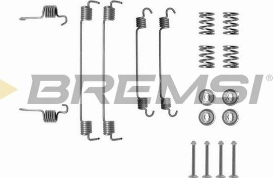 Bremsi SK0784 - Комплектуючі, барабанний гальмівний механізм autocars.com.ua