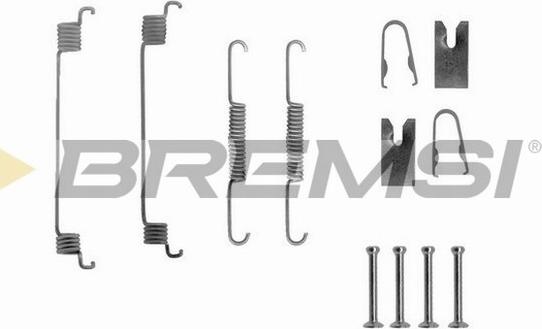 Bremsi SK0789 - Комплектуючі, барабанний гальмівний механізм autocars.com.ua