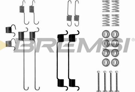 Bremsi SK0802 - Комплектуючі, барабанний гальмівний механізм autocars.com.ua