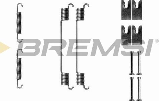 Bremsi SK0814 - Комплектуючі, барабанний гальмівний механізм autocars.com.ua