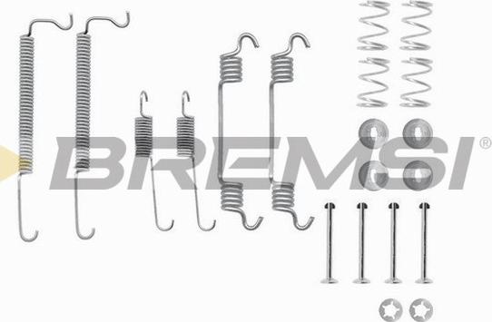 Bremsi SK0849 - Комплектуючі, барабанний гальмівний механізм autocars.com.ua