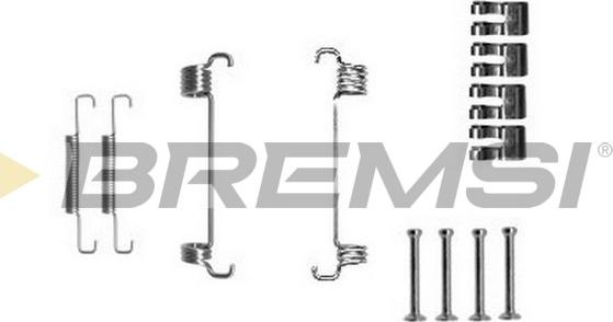 Bremsi SK0851 - Комплектующие, барабанный тормозной механизм autodnr.net