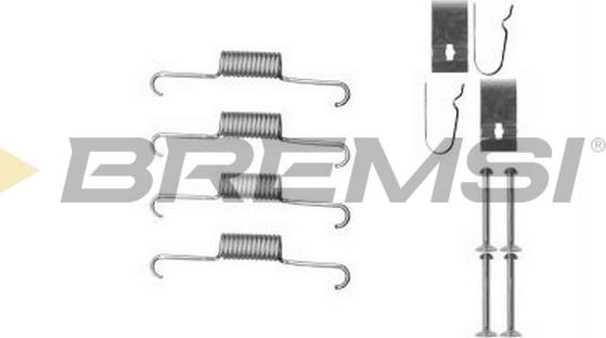 Bremsi SK0884 - Комплектующие, барабанный тормозной механизм autodnr.net