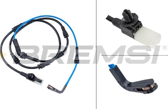 Bremsi WI0416 - Сигналізатор, знос гальмівних колодок autocars.com.ua