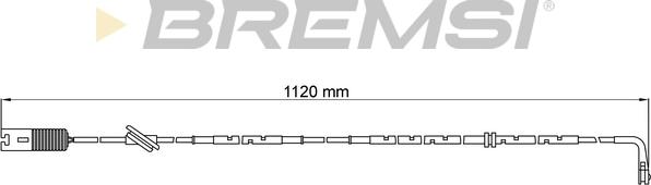 Bremsi WI0594 - Сигнализатор, износ тормозных колодок autodnr.net