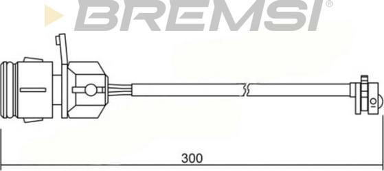 Bremsi WI0648 - Сигналізатор, знос гальмівних колодок autocars.com.ua