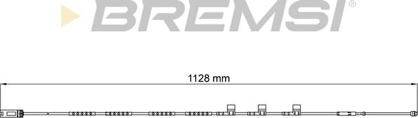 Bremsi WI0701 - Сигнализатор, износ тормозных колодок autodnr.net