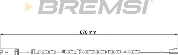 Bremsi WI0774 - Сигнализатор, износ тормозных колодок autodnr.net
