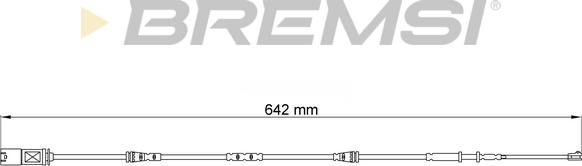 Bremsi WI0905 - Сигнализатор, износ тормозных колодок autodnr.net