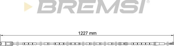 Bremsi WI0930 - Сигналізатор, знос гальмівних колодок autocars.com.ua