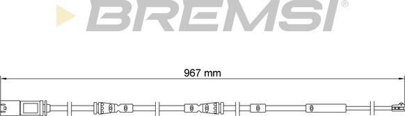 Bremsi WI0936 - Сигналізатор, знос гальмівних колодок autocars.com.ua