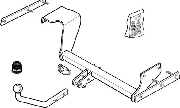 Brink 328000 - Причіпний обладнання autocars.com.ua