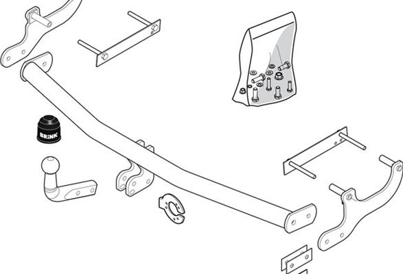 Brink 361800 - Причіпний обладнання autocars.com.ua