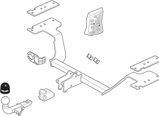 Brink 401600 - Причіпний обладнання autocars.com.ua