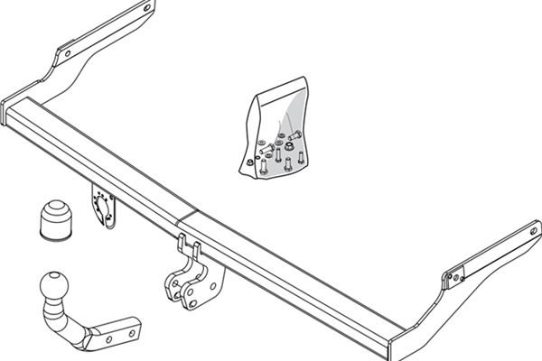 Brink 406900 - Прицепное устройство, фаркоп avtokuzovplus.com.ua