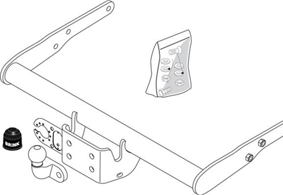 Brink 426900 - Прицепное устройство, фаркоп avtokuzovplus.com.ua