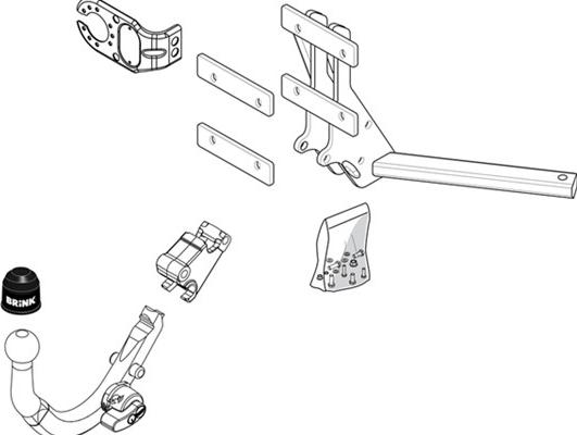 Brink 427500 - Причіпний обладнання autocars.com.ua