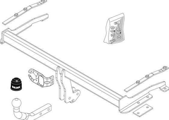 Brink 442800 - Причіпний обладнання autocars.com.ua