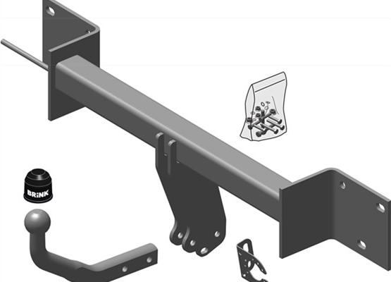 Brink 444500 - Прицепное устройство, фаркоп avtokuzovplus.com.ua