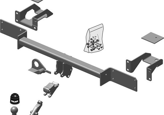 Brink 446800 - Прицепное устройство, фаркоп avtokuzovplus.com.ua