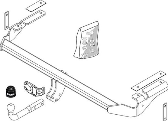 Brink 447200 - Причіпний обладнання autocars.com.ua