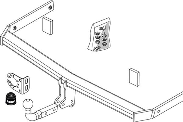 Brink 450500 - Прицепное устройство, фаркоп avtokuzovplus.com.ua