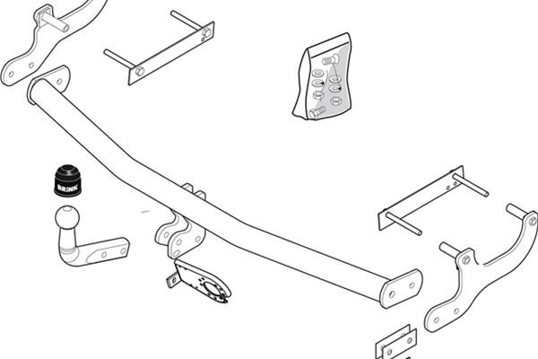 Brink 480100 - Причіпний обладнання autocars.com.ua
