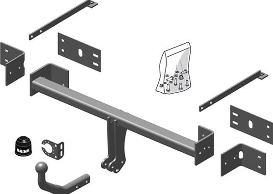 Brink 548200 - Прицепное устройство, фаркоп avtokuzovplus.com.ua