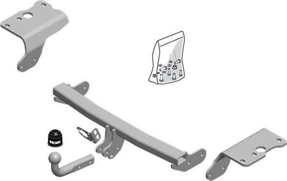 Brink 571700 - Прицепное устройство, фаркоп avtokuzovplus.com.ua