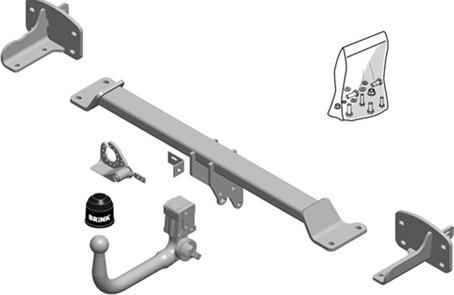 Brink 588100 - Прицепное устройство, фаркоп avtokuzovplus.com.ua