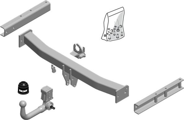 Brink 592300 - Прицепное устройство, фаркоп avtokuzovplus.com.ua