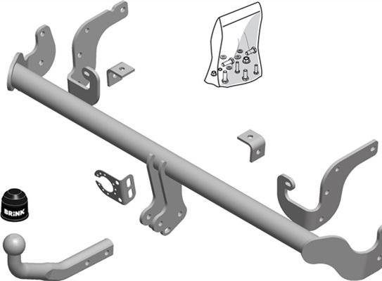 Brink 593300 - Прицепное устройство, фаркоп avtokuzovplus.com.ua