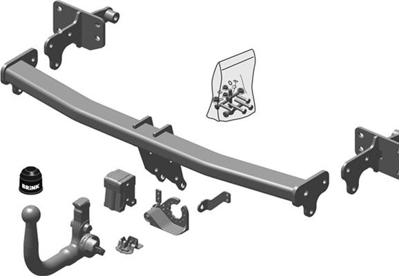 Brink 617700 - Прицепное устройство, фаркоп avtokuzovplus.com.ua