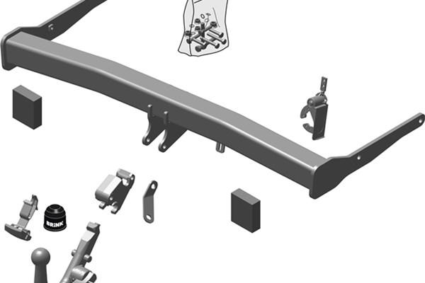 Brink 633500 - Прицепное устройство, фаркоп avtokuzovplus.com.ua